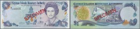 Cayman Islands: 1 Dollar 2003 Commorative Issue SPECIMEN P. 30s, rare as Specimen, condition: UNC.