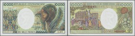 Central African Republic: 10.000 Francs ND P. 13 in condition: UNC.