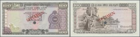 Ceylon: 100 Rupees ND Proof Specimen P. 82p/s without signature in condition: UNC.