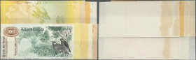 Ceylon: rare set of 10 Progressive Proof Prints for 100 Rupees ND P. 88p, some with mounting residuals on back side, mostly with light folds, in condt...