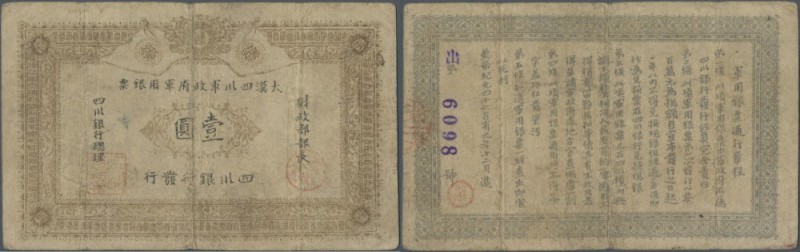 China: Ta Han Szechuan Military Government 1 Yuan ND(1912) P. S3948a, issued and...