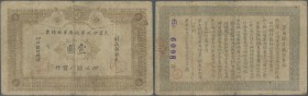 China: Ta Han Szechuan Military Government 1 Yuan ND(1912) P. S3948a, issued and original note. There are forgeries of this note on the market but thi...