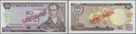 Colombia: 50 Pesos 1969 Specimen P. 412as in condition: UNC.