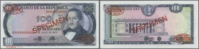 Colombia: 100 Pesos 1973 Specimen P. 415s in condition: UNC.