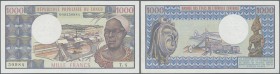 Congo: 1000 Francs ND P. 3c, 2 pinholes at upper left, light vertical folds, condition: XF.