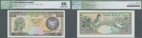 Cyprus: 10 Pounds 1990 P. 55a, ICG graded 66 Choice UNC.