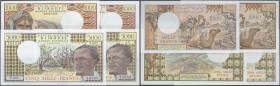Djibouti: set of 4 notes cotaining 2x 1000 Francs and 2x 5000 Francs ND P. 37, 38, all in condition: UNC. (4 pcs)