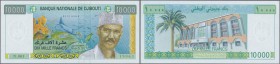 Djibouti: 10.000 Francs ND P. 41 in condition: UNC.