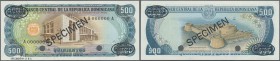 Dominican Republic: 500 Pesos 1978 Specimen P. 123as in condition: UNC.