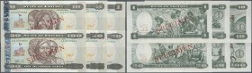 Eritrea: set of 6 SPECIMEN banknotes Eritrea from 1 to 100 Nakfa 1997 P. 1s to 6s, all with zero serial numbers, in condition: UNC. (6 pcs)