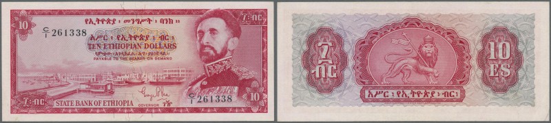 Ethiopia: 10 Dollars ND(1961) P. 20 in condition: XF.