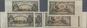 Falkland Islands: set of 3 notes 20 Latu 1936 P. 30b, nearly all consecutive numbers #R159085, #R159083, #R159082, all in condition: aUNC-UNC. (3 pcs)