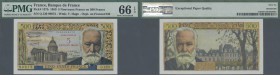 France: 5 NF on 500 Francs 1959 P. 137b, condition: PMG graded 66 GEM UNC EPQ.