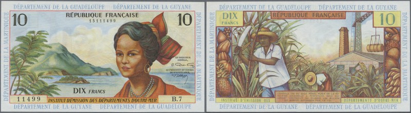French Antilles: 10 Francs ND P. 8b in condition: UNC.