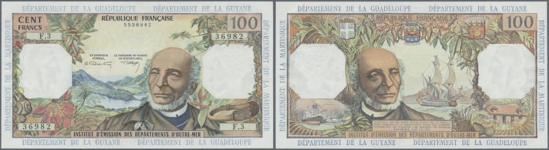 French Antilles: 100 Francs ND P. 10b in condition: UNC.