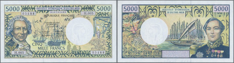 French Pacific Territories: 5000 Francs ND P. 3 in condition: UNC.