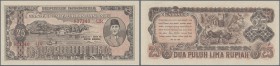 Indonesia: 25 Rupiah 1947, P.23 in perfect UNC condition