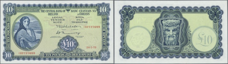 Ireland: 10 Pounds 1973 P. 66c in condition: UNC.