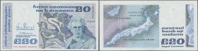 Ireland: 20 Pounds 1990 P. 73a, light folds and creases in paper, condition: VF+.