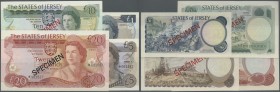 Jersey: set of 4 Specimen notes 1, 5, 10 and 20 Pounds ND P. 11s-14s Collectors Series in condition: UNC. (4 pcs)