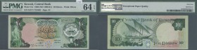 Kuwait: Kuwait: 10 Dinars ND(1980-91) P. 16b, PMG graded 64 Choice UNC EPQ.