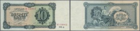 Latvia: 10 Latu 1934 P. 25c, issued note, series H, sign. Annuss, light vertical folds in paper, still strong paper and original colors, condition: VF...