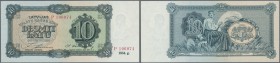 Latvia: 10 Latu 1934 P. 25c, issued note, series J, sign. Annuss, in crisp original condition: UNC.