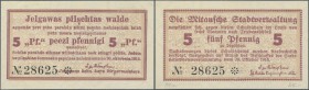 Latvia: Mitau 5 Pfennig 1915 Plb. 34b in condition: UNC.