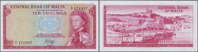 Malta: 10 Shillings L.1967 QEII P. 28 in condition: aUNC.