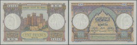 Morocco: 100 Francs 1952 P. 45, in condition: aUNC.