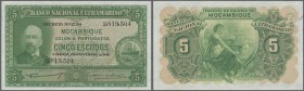 Mozambique: 5 Escudos 1945 P. 89 in condition: aUNC.