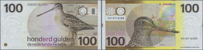 Netherlands: 100 Gulden 1977 P. 97 in condition: UNC.