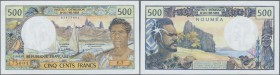 New Caledonia: set of 2 notes 500 Francs ND P. 60, both in condition: UNC. (2 pcs)