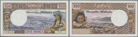 New Hebrides: 100 Francs ND P. 18a in condition: UNC.