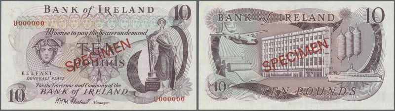 Northern Ireland: 10 Pounds ND Specimen P. 63s in condition: UNC.