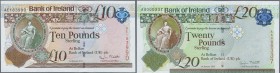 Northern Ireland: set of 2 notes 10 and 20 Pound 2013 P. 87, 88 both in condition: UNC. (2 pcs)