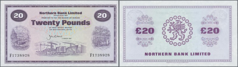 Northern Ireland: 20 Pounds 1987 P. 190c in condition: UNC.