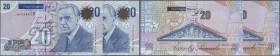 Northern Ireland: set of 2 notes Danske Bank 20 Pounds 2012 P. 213, in condition XF and UNC. (2 pcs)