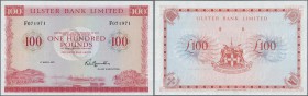 Northern Ireland: Ulster Bank Limited 100 Pounds 1977 P. 330a in condition: UNC.