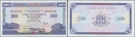 Northern Ireland: Ulster Bank Limited 100 Pounds 1990 P. 334 in condition: UNC.