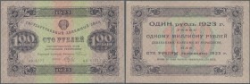 Russia: 100 Rubles 1923 Pick 161 in condition: VF.