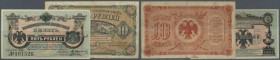Russia: East Siberia, FAR EAST PROVISIONAL GOVERNMENT (Временное Правительство Дальнего Востока), set of 2 notes containing 5 Rubles 1920 P. S1246 (aU...