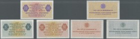 Russia: National Trust ”Arcticugol” set with 3 Banknotes 5-20 Kopeks, P.NL (Istomin A-8.4 - 8.6), all in perfect UNC condition. (3 Banknotes)