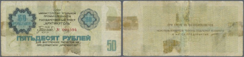 Russia: National Trust ”Arcticugol” 50 Rubles 1978, P.NL (Istomin A-8.12) in wel...