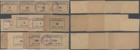 Russia: Siberia & Urals, Nizhny Tagil Gold Platinum District, set with 13 coupons 5, 10, 20, 50 Kopeks and 1, 3, 5, 10, 20, 30, 50, 100 and 500 Rubles...