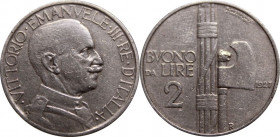 SAVOIA E REGNO D’ITALIA- Vittorio Emanuele III-BUONO DA LIRE 2 1927-FASCIO-NI-RR