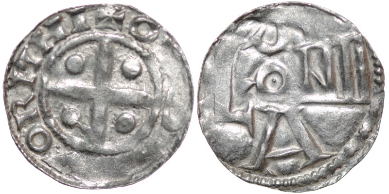 Germany. Soest. 11th century. AR Denar (18mm, 1.30). Soest mint. +O[DDO__]VORHHI...