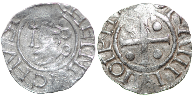 Germany. Saxony. Heinrich II 1002-1024. AR Denar (16mm, 1.50g). Dortmund mint. [...