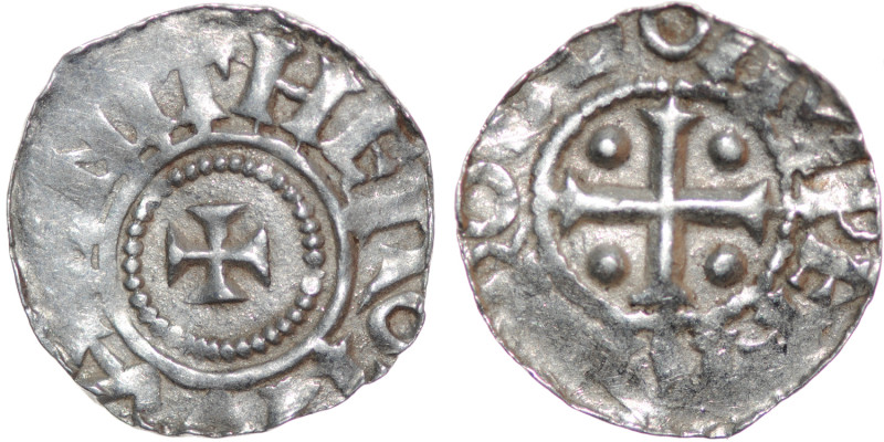 Germany. Saxony. Otto III 983-1002. AR Denar (16.5mm, 1.23g). Dortmund mint. ODD...