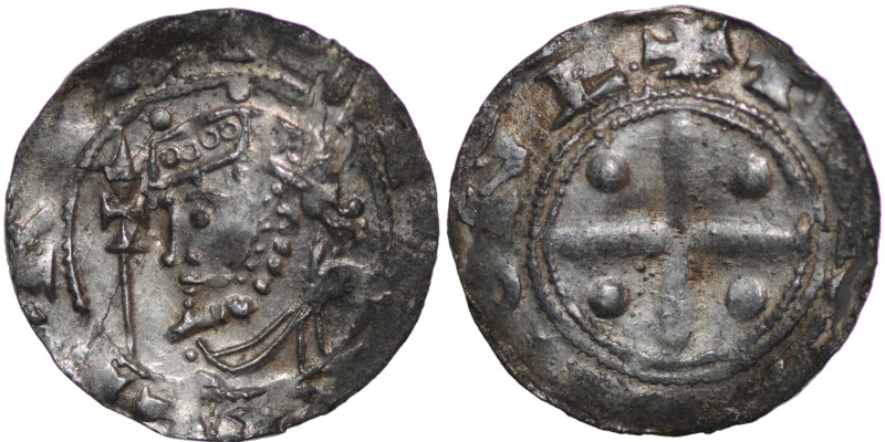 Germany. Saxony. Heinrich IV 1056-1084. AR Denar (18mm, 0.96g). Dortmund mint. [...